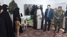 تجلیل از همسر شهید فداکار کرمانشاهی همزمان با میلاد حضرت زهرا (س)