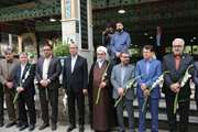 تجدید میثاق استاندار و مدیرکل بنیاد شهید کرمانشاه و مدیران استان با آرمان‌های شهدا