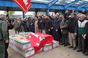 آیین باشکوه وداع و تشییع پیکر پاک و مطهر 8 شهید کرمانشاهی برگزار شد